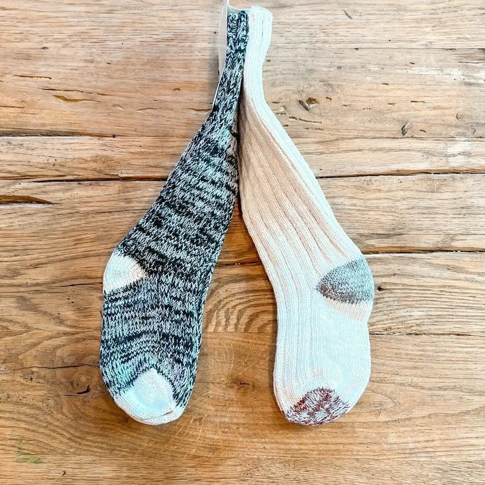 NWT! Rylee + Cru Chunky Knit Socks Set, Size 8-9Y